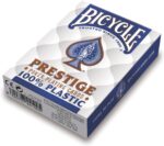 THE U.S. PLAYING CARD CO. Karty do gry Bicycle PRESTIGE 100% Plastic kolor niebieski - obrazek 4